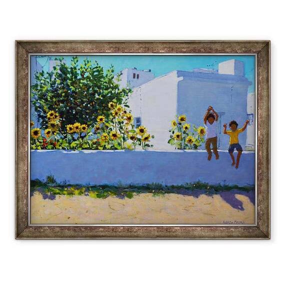 Tablou inramat - Andrew Macara - Floarea-soarelui, dimineata, Galicia - - Roveli