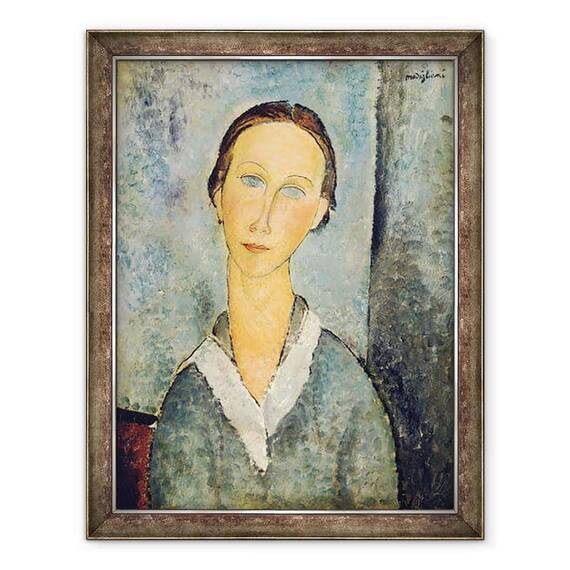 Tablou inramat - Amedeo Modigliani - Fata cu bluza de marinar - - Roveli
