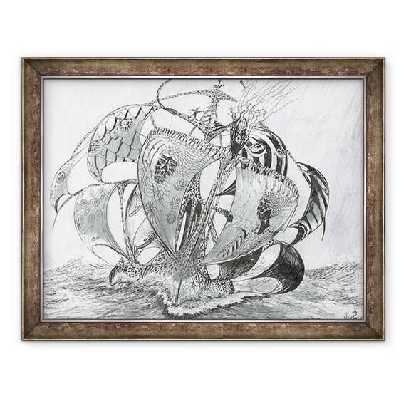 Tablou inramat - Vincent Alexander Booth - Creatorii de furtuni Camotes Sea, 2018 - - Roveli