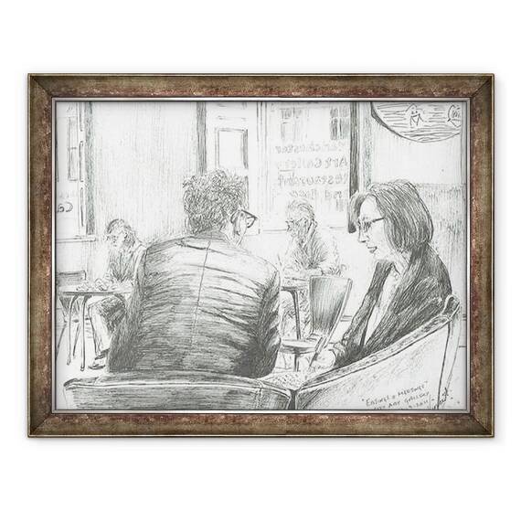 Tablou inramat - Vincent Alexander Booth - Mancaturi si salutari, 2011 - - Roveli