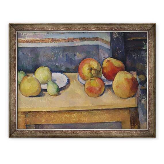 Tablou inramat - Paul Cezanne - Natura moarta cu mere si pere - - Roveli
