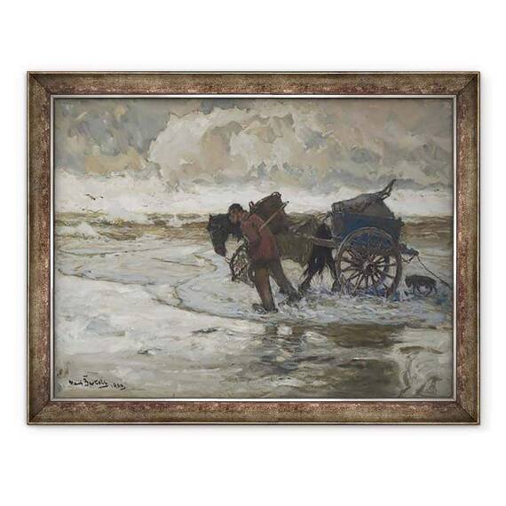 Tablou inramat - Hans von Bartels - La Dune - - Roveli