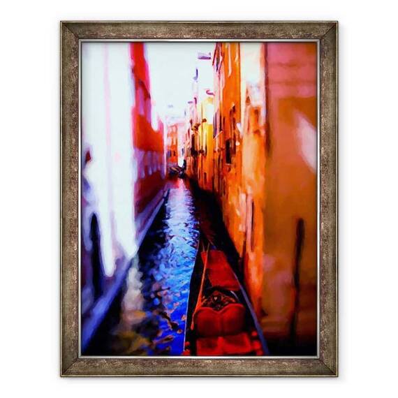 Tablou inramat - Helen White - Canal Tiny, 2018 - - Roveli