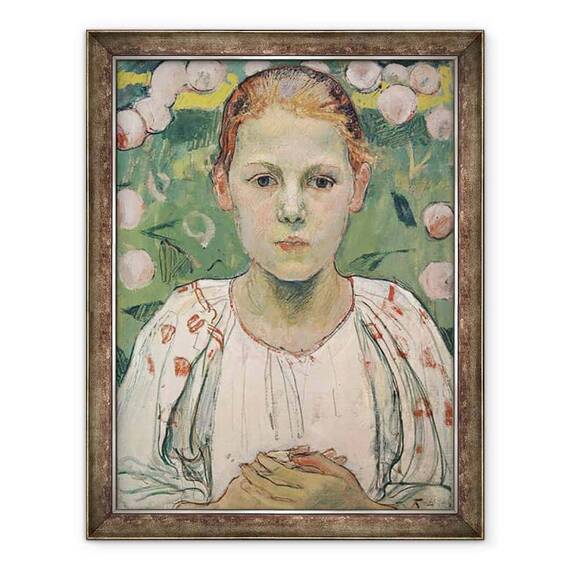 Tablou inramat - Ferdinand Hodler - Portret De Käthe von Bach in Gradina - - Roveli