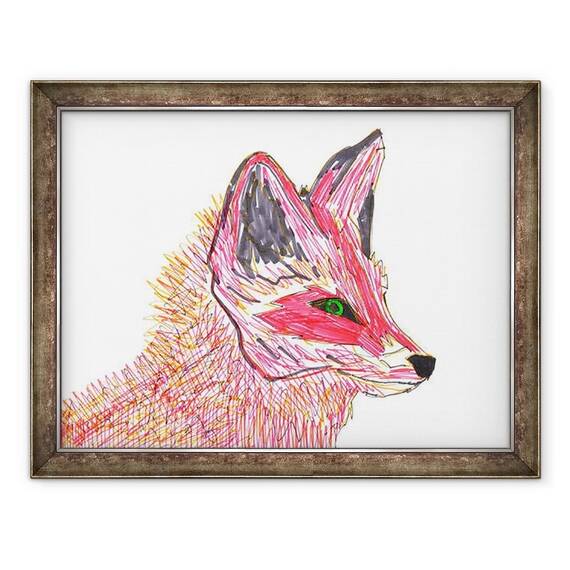 Tablou inramat - Daisy de Villeneuve - Fox - - Roveli