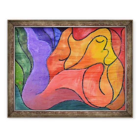 Tablou inramat - Guilherme Pontes - Recumbent - - Roveli
