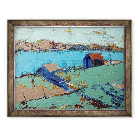 Tablou inramat - Sara Hayward - Farmstead - - Roveli