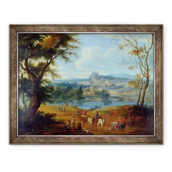 Tablou inramat - Jan Peter van Bredael the Elder - peisaj - - Roveli