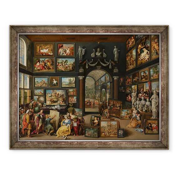 Tablou inramat - Willem van II Haecht - Apelles Pictura Campaspe - - Roveli