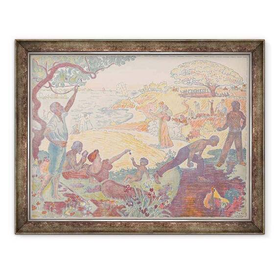 Tablou inramat - Paul Signac - Vremuri armonioase - - Roveli