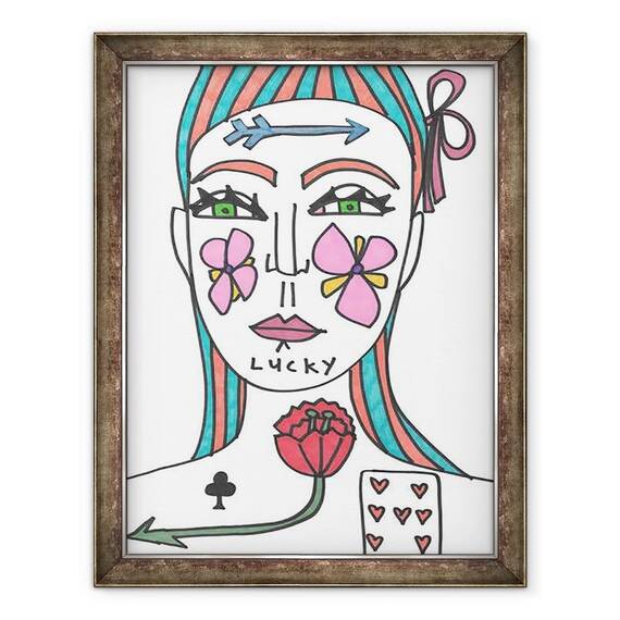 Tablou inramat - Daisy de Villeneuve - Lucky - - Roveli