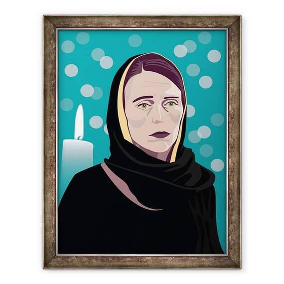 Tablou inramat - Claire Huntley - Jacinda Ardern - - Roveli