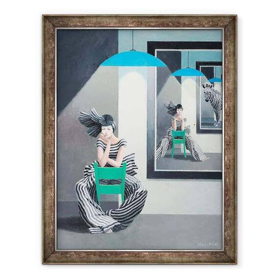 Tablou inramat - Ophelia Redpath - Little Red Dot - - Roveli
