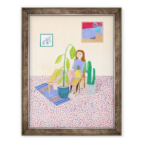 Tablou inramat - Anja Bartelt - Abstract II - - Roveli