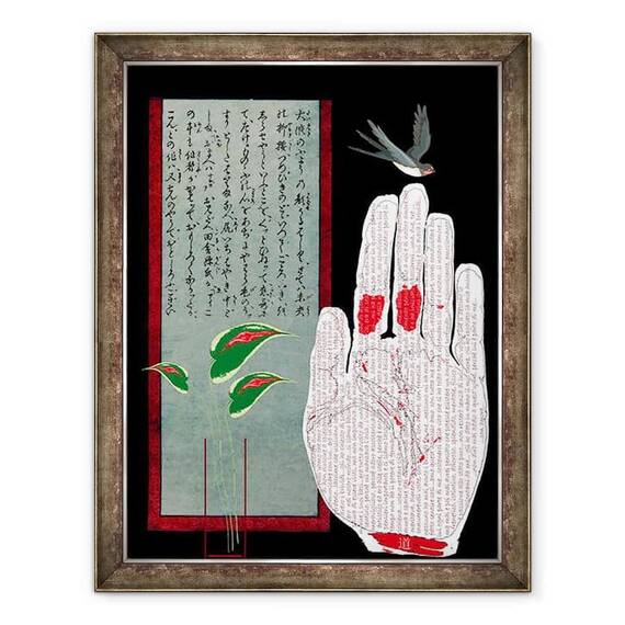 Tablou inramat - Giulio Cerocchi - amore myo, 2010, colagraph - - Roveli