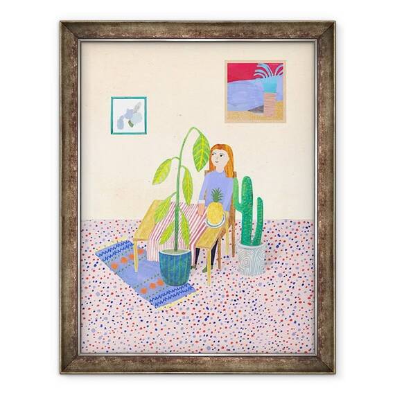 Tablou inramat - Anja Bartelt - Abstract I - - Roveli