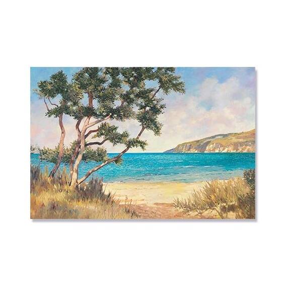 Tablou Canvas - Malul marii I, Copac, Apa - - Roveli