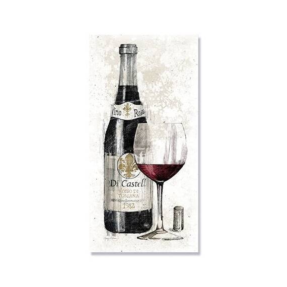 Tablou Canvas - Vin rosu, Pahar - - Roveli