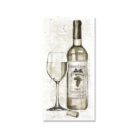 Tablou Canvas - Vin rosu, Pahar II - - Roveli
