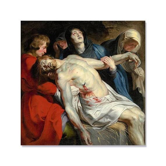 Tablou Canvas - Inmormantarea, Biblia, Oameni, Isus - - Roveli