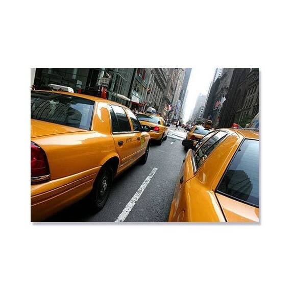Tablou Canvas - Taxi, New York, Masina, Auto - - Roveli