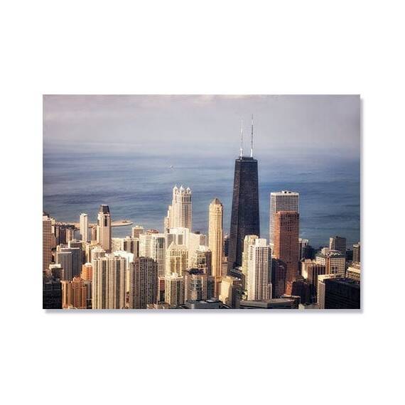Tablou Canvas - Orizont Chicago, America, Cladiri - - Roveli