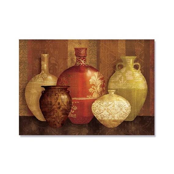 Tablou Canvas - Intalnire in Toscana, Vaze - - Roveli