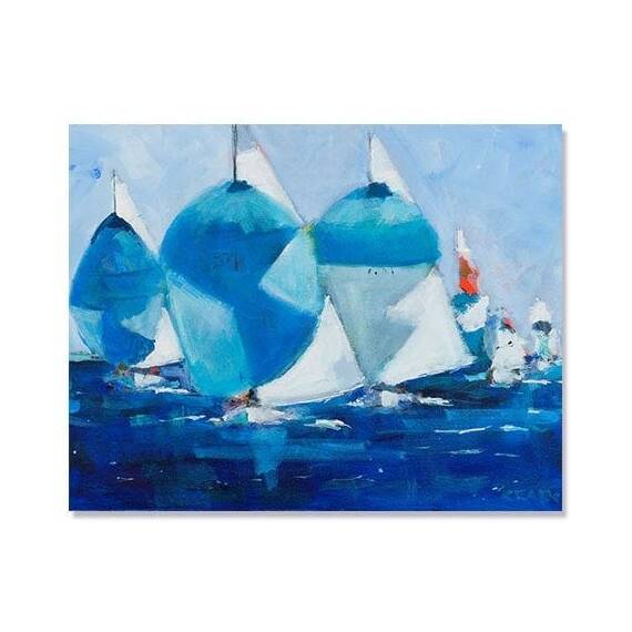 Tablou Canvas - Intrecere, Barca, Mare - - Roveli