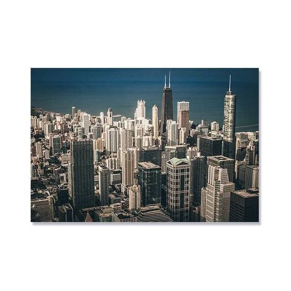 Tablou Canvas - Chicago, America, Oras, Cladiri, Ocean - - Roveli