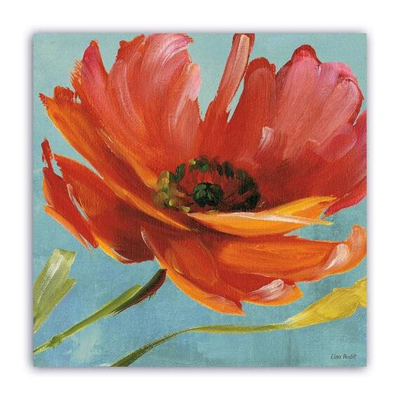 Tablou Canvas - Flori, Primavara, Papadie, Vintage, Marime: 60 x 60 cm - - Roveli