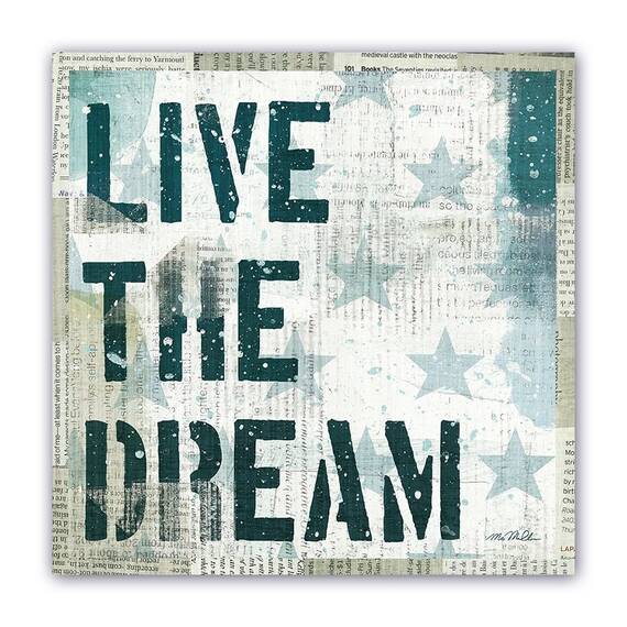 Tablou Canvas - Citat I, Stele, Vintage, Marime: 60 x 60 cm - - Roveli