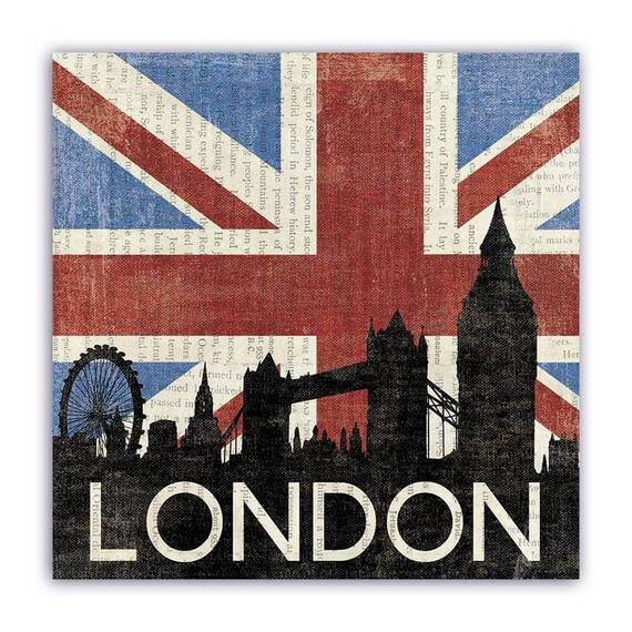Tablou Canvas - Oras, London, Marime: 60 x 60 cm - - Roveli