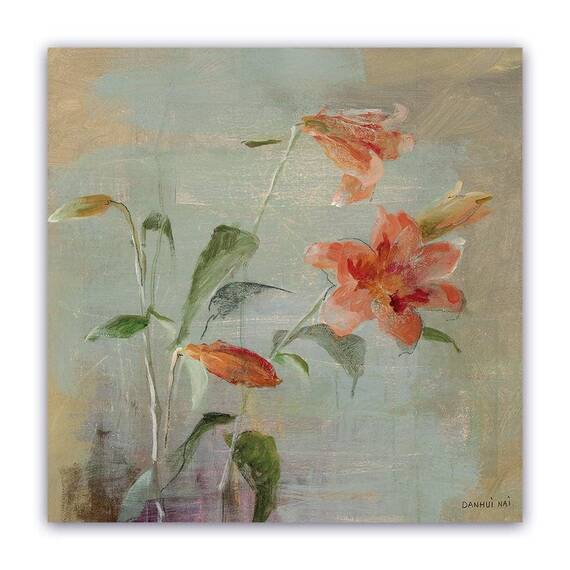 Tablou Canvas -Narcisa, Vintage, Roz - - Roveli