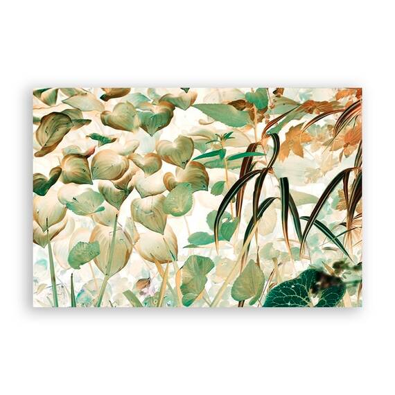 Tablou Canvas - Floral, Frunze, Marime: 80 x 120 cm - - Roveli
