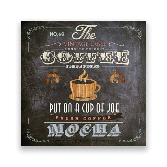Tablou Canvas - Vintage, Coffee, Mocha - - Roveli