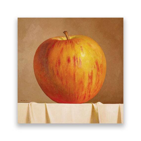 Tablou Canvas - Mere,Auriu, Natura Moarta - - Roveli