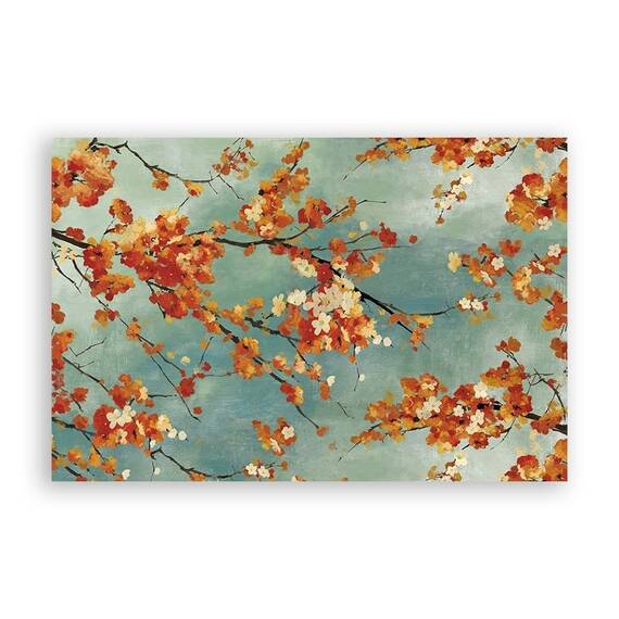 Tablou Canvas - Floral, Flori, Pictura, Marime: 80 x 120 cm - - Roveli