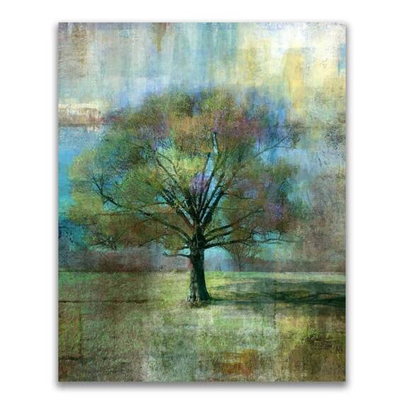 Tablou Canvas - Peisaj, Natura, Verde, Marime: 60 x 75 cm - - Roveli