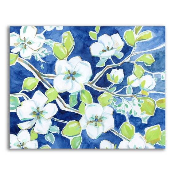 Tablou Canvas - Flori albe, Floare, Primavara, Marime: 60 x 75 cm - - Roveli