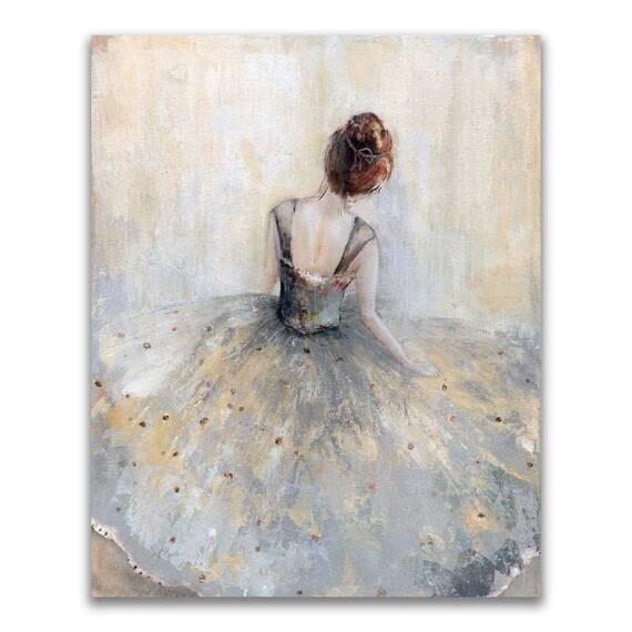 Tablou Canvas - Balerina, Figurativ, Modern, Marime: 60 x 75 cm - - Roveli