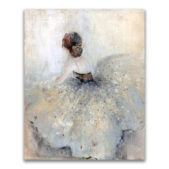 Tablou Canvas - Balerina, Figurativ, Modern, Marime: 60 x 75 cm - - Roveli