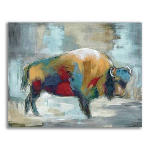 Tablou Canvas - Animal, Bivol, Color - - Roveli