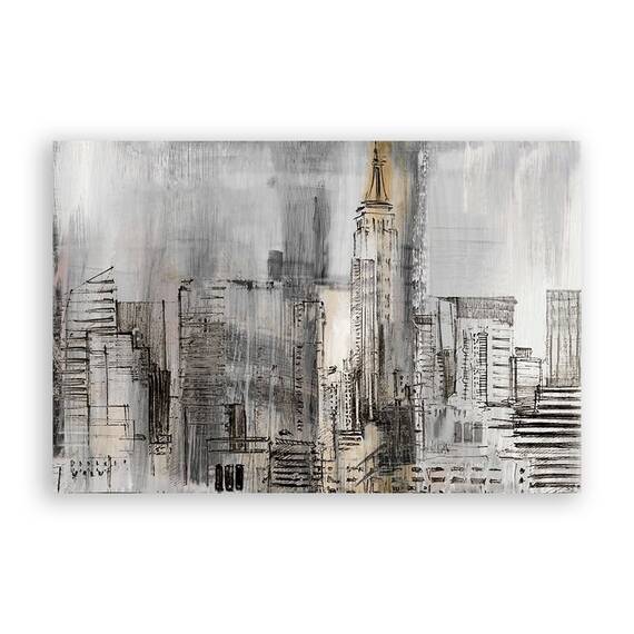 Tablou Canvas - Oras, Arhitectura, Cladiri, Marime: 80 x 120 cm - - Roveli