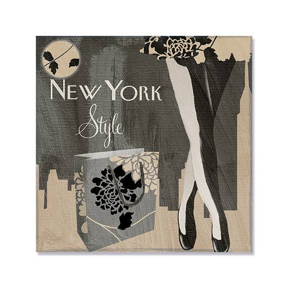 Tablou Canvas - New York Style II, Text - - Roveli