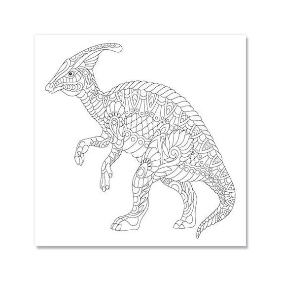 Tablou de colorat - Dinozaur - - Roveli