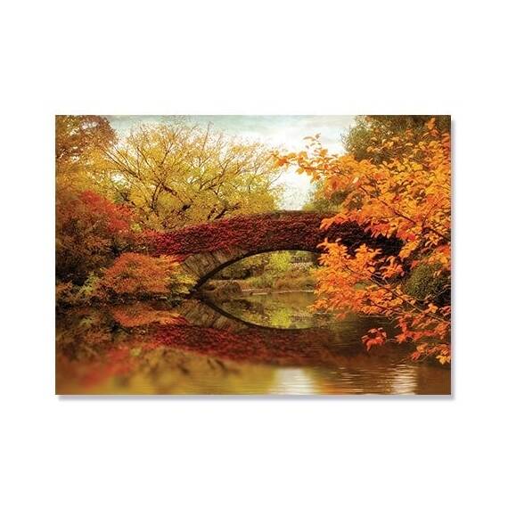 Tablou Canvas - Gapstone Bridge III, Toamna, Natura, Copaci [CLONE] - - Roveli
