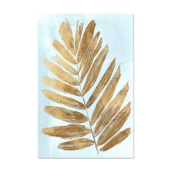 Tablou Canvas - Frunze Aur, Flori, Retro, - - Roveli