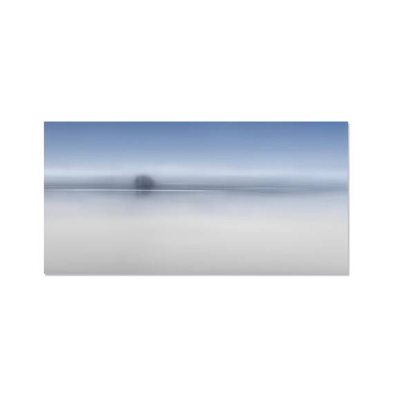 Tablou Canvas - Peisaj, Ceata, Natura, Dimineata, Marime: 50 x 100 cm - - Roveli