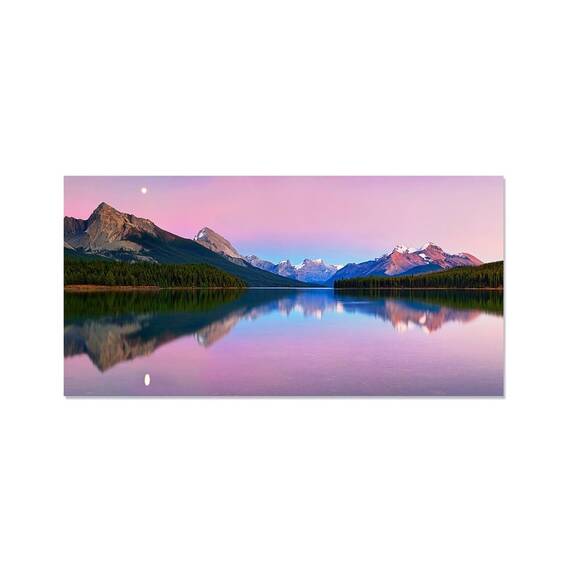 Tablou Canvas - Peisaj, Reflectie, Natura, Munti, Apus de soare - - Roveli