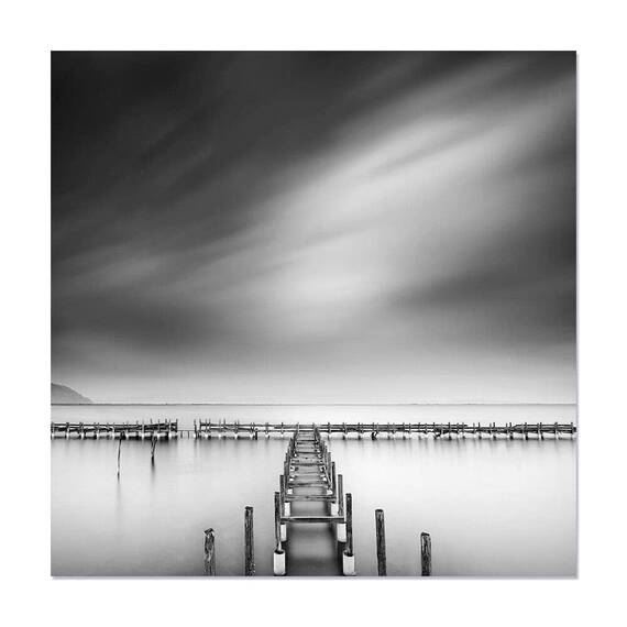 Tablou Canvas - Ponton, Lac, Liniste - - Roveli